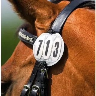 Numer startowy Equi Theme "Round"