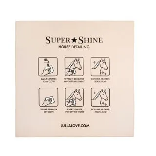 Szmatka do osuszania i czyszczenia konia, Super Shine LULLALOVE 24h