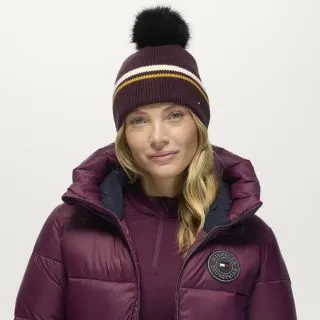 Czapka Tommy Hilfiger "Dean Pom Pom" jesień/zima 2026 Deep Burgundy 24h