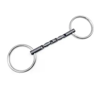 Wędzidło wielokrotnie łamane Fager "Wilma Titanium Loose Rings" 12 mm