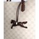 Skórzana przywieszka Fager "Charm" Brown