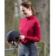 Koszulka funkcyjna z golfem HKM "Basic" Wine Red 24h