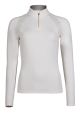 Bluzka techniczna z golfem HKM "Basil" White