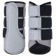 Ochraniacze HKM "Glitter Mesh" Light grey 24h