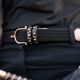 Pasek HKM "Rosegold Glamour" Black