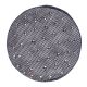 Siatka na włosy HKM "Rosegold Sparkle" Black 24h