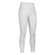 Legginsy damskie z lejem kolanowym HKM "Jil High Waist" White