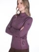 Koszulka funkcyjna z golfem HKM "Arctic Bay" Dark Lilac 24h