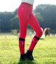 Legginsy dziecięce HKM "Aymee Silicone Knee" Pink
