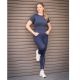 Legginsy HKM "Mesh II" Navy
