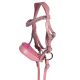 Ogłowie HKM "Hobby Horsing" Pink 24h