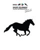 Naklejka na samochód HKM "Horse In Gallop" 24h