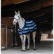 Derka polarowa Equi Theme "Confortech striped" Navy Blue 24h