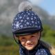Czapka na kask dziecięcy LeMieux "Mini Silk" Indigo