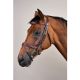 Ogłowie Dy'on "Plaited Flash Noseband DY" Brown