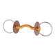 Wędzidło skórzane Beris "Konnex" 18 mm