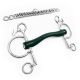 Wędzidło profilowane Fager ''Hard Rubber bit Baby pelham'' 20 mm