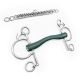 Wędzidło profilowane Fager ''Soft Rubber bit Baby pelham'' 16 mm 24h