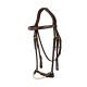 Ogłowie Dy'on "Rope Drop Noseband DY" Brown