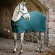 Derka osuszająca Horseware "Amigo Jersey Cooler" jesień/zima 2026 Dynasty Green/Navy/Silver