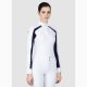 Koszulka konkursowa z długim rękawem Maximilian Equestrian "Aveen Long" White/Navy