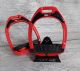 Strzemiona FlexOn GREEN Composite Light Red/Black/Red