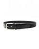 Pasek skórzany FAGER Elastic Leather Belt Black/Black