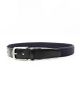 Pasek skórzany FAGER Elastic Leather Belt Black/Navy