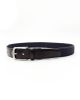 Pasek skórzany FAGER Elastic Leather Belt Brown/Navy
