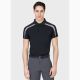 Koszulka męska polo Maximilian Equestrian "Court" Black/Grey