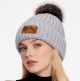 Czapka zimowa Lovequestrian "Winter Love" Grey