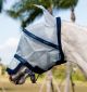 Maska przeciw owadom Horseware "Rambo FlyMask Plus" Azure Blue 24h