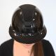Kask Samshield "Miss Shield Shadowglossy" Black/Top Alcantara/Swarowski 5* Jet Black/Band Flower Swarowski Jewelry Black 2.0