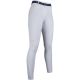 Bryczesy HKM "Monaco Glamour Silicone" White 24h