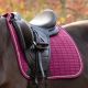 Czaprak ujeżdżeniowy LeMieux "Suede Dressage Square" jesień/zima 2026 Blackberry