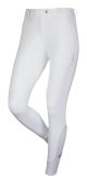 Bryczesy LeMieux "Dynamique Knee Grip" White
