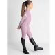 Legginsy młodzieżowe Maximilian Equestrian "Pro YR" Mauve