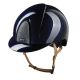 Kask KEP Italia SMART NOVA/ Polish Blue/ Standard Visor/ Glitter Silver/ Beige Straps