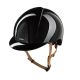 Kask KEP Italia SMART NOVA/ Polish Black/ Standard Visor/ Glitter Black/ Beige Straps