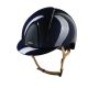 Kask KEP Italia SMART NOVA/ Polish Blue/ Standard Visor/ Glitter Blue/ Beige Strap