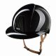 Kask KEP Italia SMART NOVA/ Metal Polish Black/ Polo Visor/ Beige Straps
