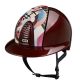 Kask KEP Cromo 2.0 Metal Burgundy / Pegasus Collecion / Visor Polo