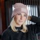 Czapka Kentucky "Beanie Rubber Logo" Old Rose