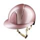 Kask KEP Italia SMART NOVA STAR/ Polish Metal Pink / Polo Visor / Cream Strap
