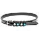 Paski do ostróg Imperial Riding "Pardouz" Black Lack Zircon