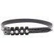 Paski do ostróg Imperial Riding "Pardouz" Black/Black Croco 24h