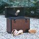 Skrzynka na szczotki Imperial Riding ''Basic Slim Line'' Brown Croco