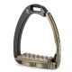 Strzemiona skokowe Tech Stirrups "Venice Flat Evo" Black/Brown