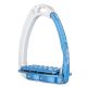 Strzemiona skokowe Tech Stirrups "Venice Plus Evo" Silver/Blue