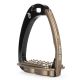 Strzemiona skokowe Tech Stirrups "Venice Sloped M" Black/Brown